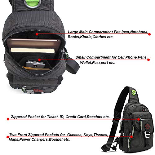 NCGElite™ Men's Tablet Crossbody Sling Chest Bag - iPad Shoulder Day Bag NCGElite™ 