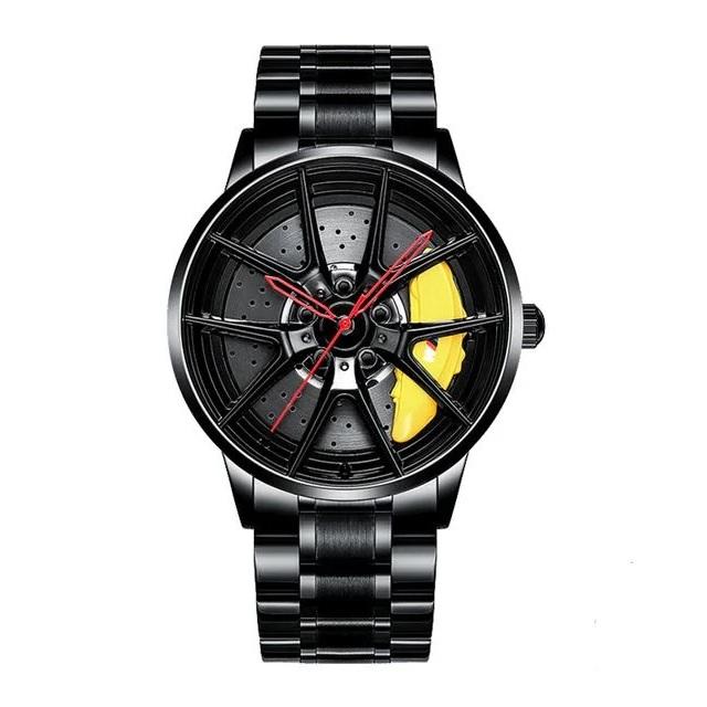 NEK™ Men's Sports Car Wheel Stainless Steel Watch Specialty Watch NEK™ Fashion G2029-M3 