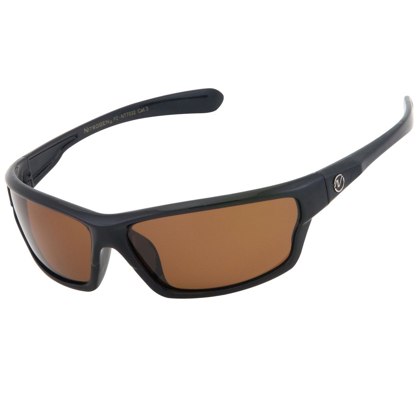 NGen™ Active Men's Sports Polarized Sunglasses sunglasses NGen™ Fashion Rubberized Black Matte - Amber Lens 