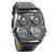 OLMPro™ Men's BIG Face Leather Analog Punk Watch - 4 Dials, Sports Quartz wristwatches OLMPro™ 