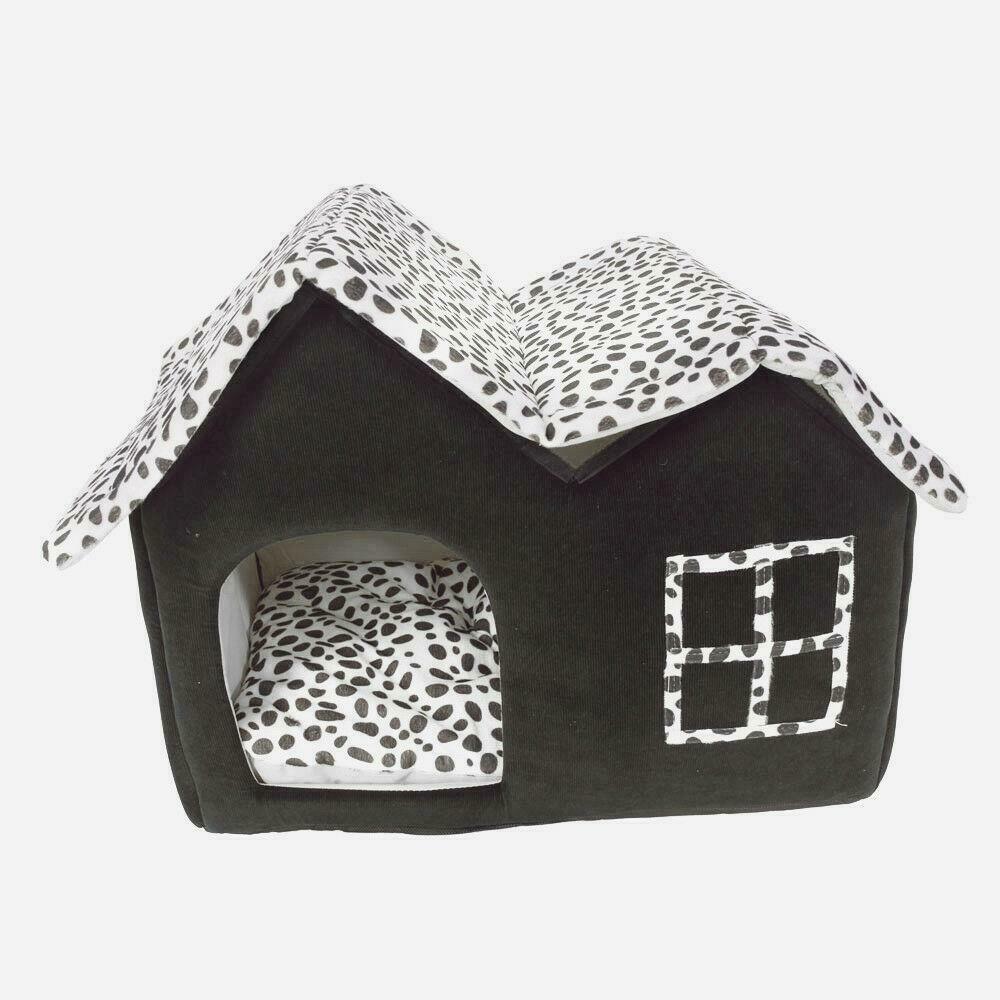 PETLAVISH™ Calming Dog/Cat HOUSE Bed - Cozy Plush Retreat & Sleeping Kennel Pet House PETLAVISH™ Fashion 