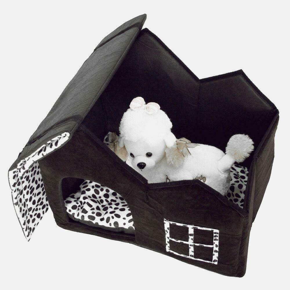 Soft Dog Bed for Small Pet Bed Cute Doghouse Dot Printed Pet Mat Cat Bed  Pet Cathouse Dog Bed Pet Supplies for Small Dogs&cat