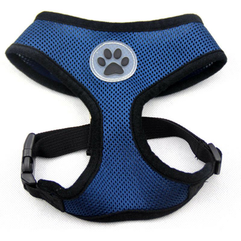 Top Paw® Blue Stripe Adjustable Vest Dog Harness