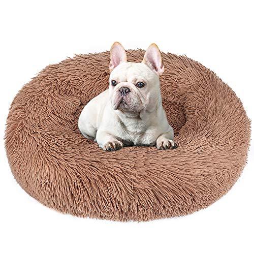PETLAVISH ELITE™ Fluffy Calming Donut Dog/Cat Bed S-XXL: Cozy Plush Sleeping Kennel Pet Bed PETLAVISH™ 