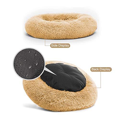PETLAVISH ELITE™ Fluffy Calming Donut Dog/Cat Bed S-XXL: Cozy Plush Sleeping Kennel Pet Bed PETLAVISH™ 