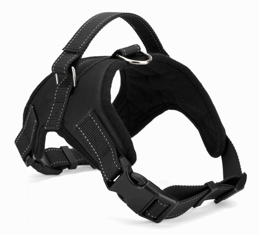 PETLAVISH™ No-Pull Dog Harness: Adjustable, Soft, Breathable Safe Control Vest S-XXL Dog Harness PETLAVISH™ Black XS 