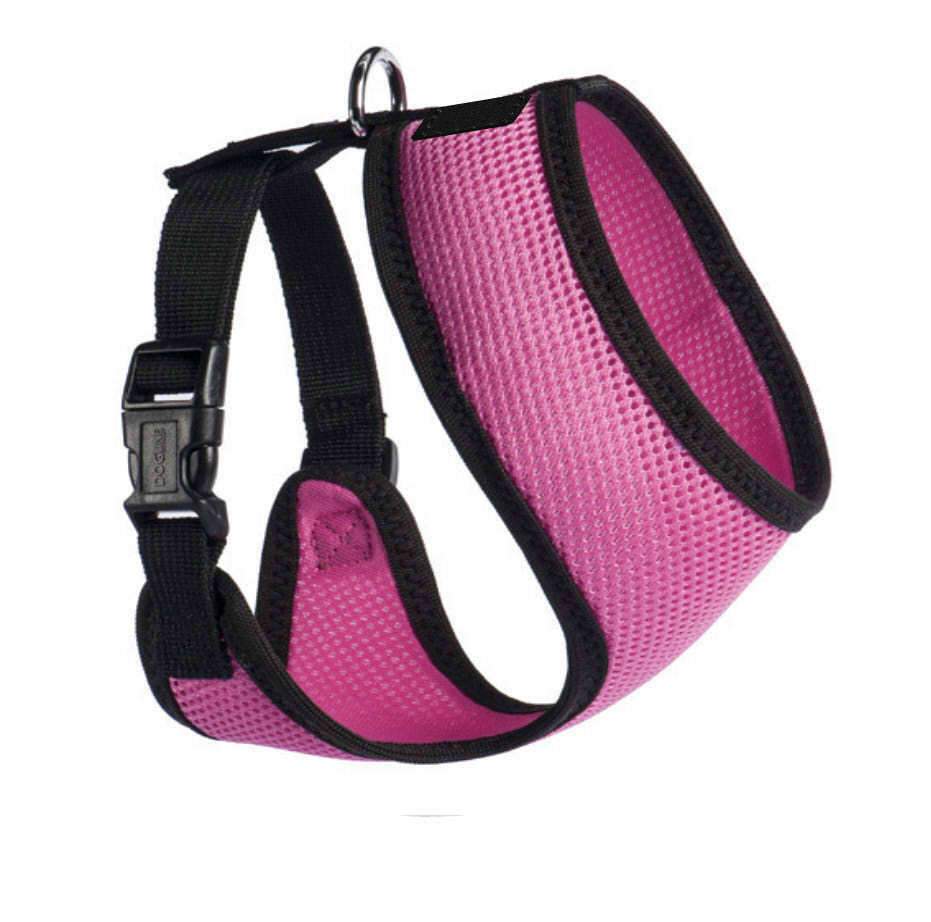 PETLAVISH™ Personalized Embroidery Small Dog Harness: Custom Font, Soft, Breathable No-Choke Vest Dog Harness PETLAVISH™ Hot Pink Size 1 