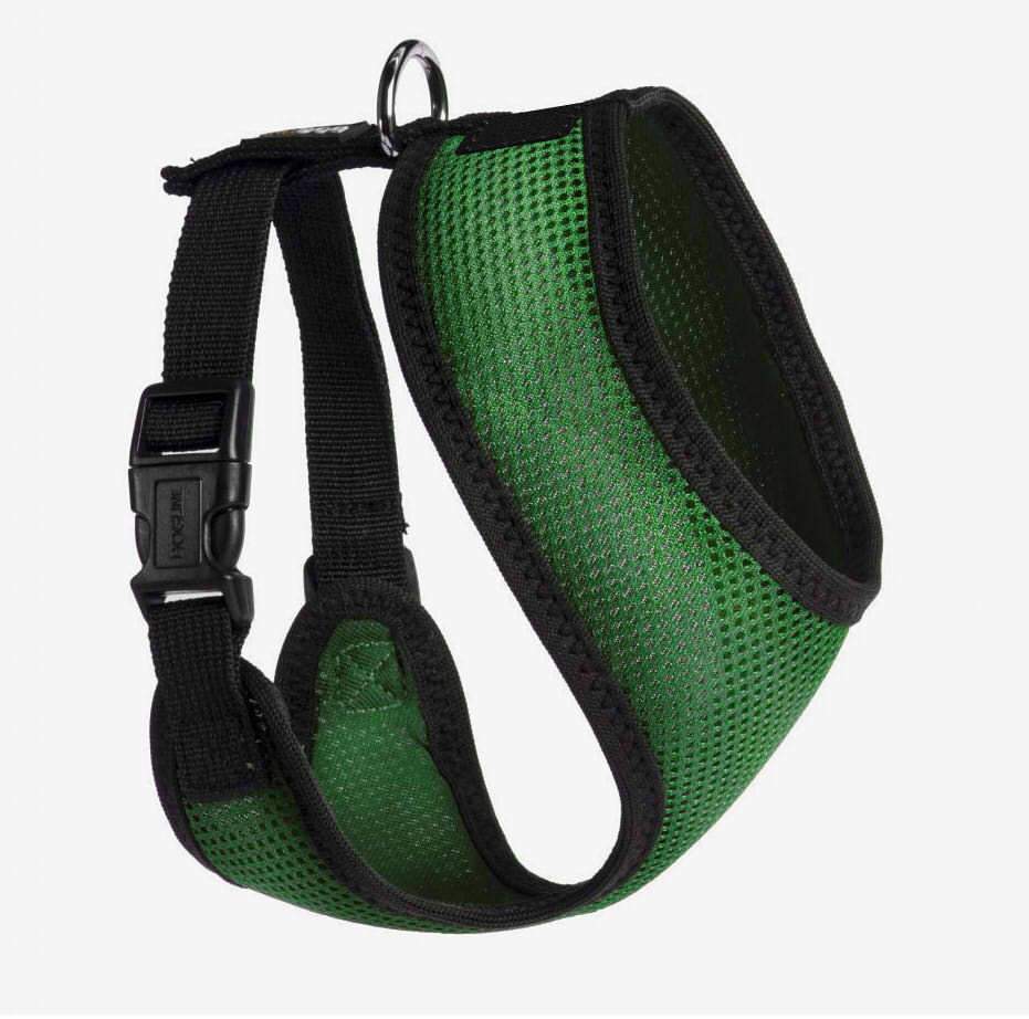 PETLAVISH™ Personalized Embroidery Small Dog Harness: Custom Font, Soft, Breathable No-Choke Vest Dog Harness PETLAVISH™ Hunter Green Size 1 