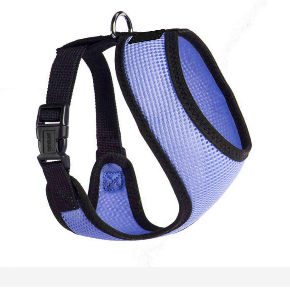 PETLAVISH™ Personalized Embroidery Small Dog Harness: Custom Font, Soft, Breathable No-Choke Vest Dog Harness PETLAVISH™ Lavender Size 1 