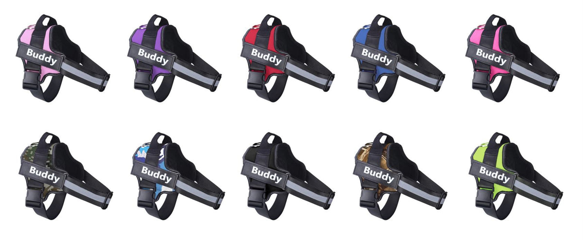 PETLAVISH™ Personalized No-Pull Dog Harness: Custom Name, Soft, Reflective, Breathable, Control Vest Dog Harness PETLAVISH™ 