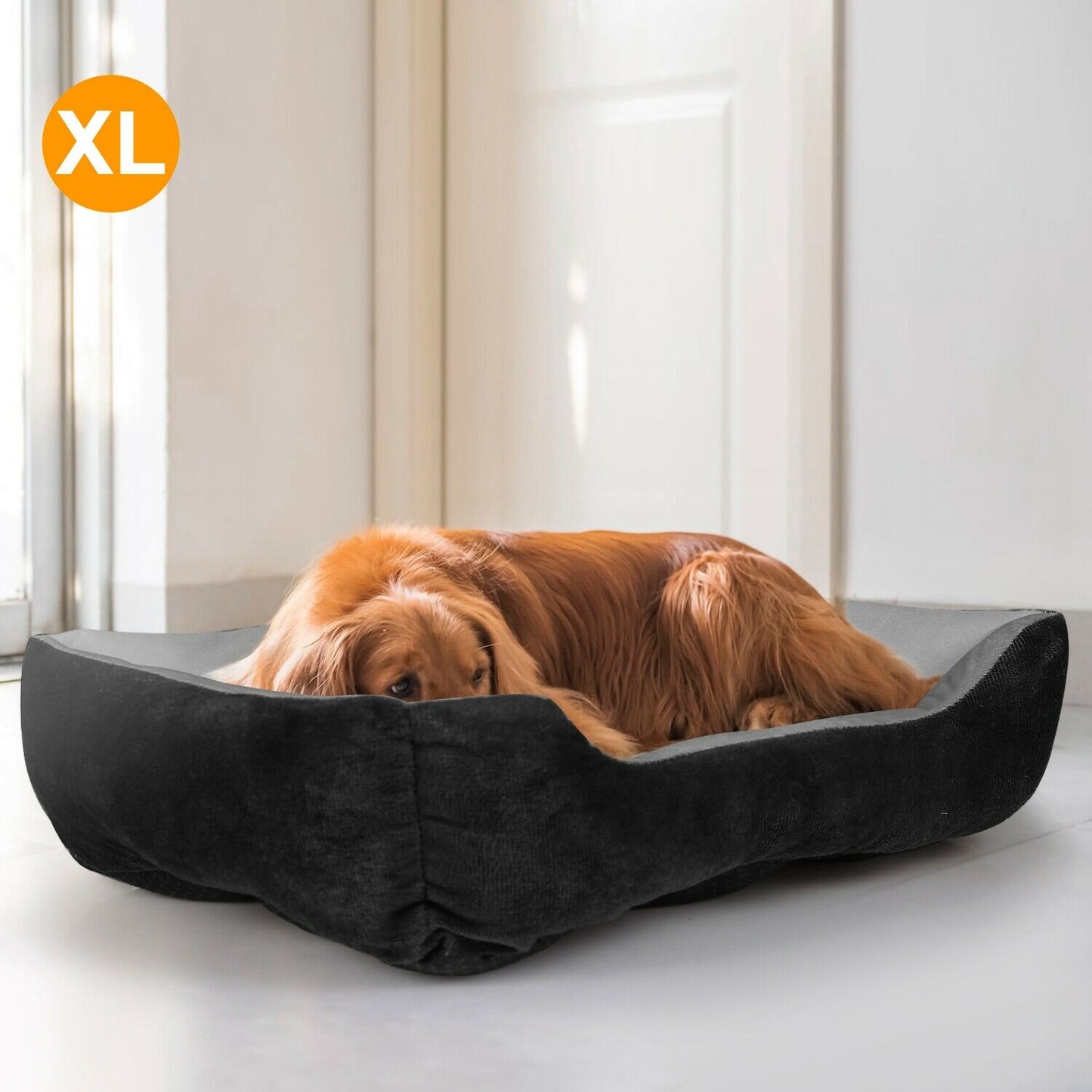 PETLAVISH™ Plush Dog/Cat Non-Slip Bed: S-XXL Cozy Fleece Cushion Mat Kennel w/ BONE Toy Pet Bed PETLAVISH™ Fashion 