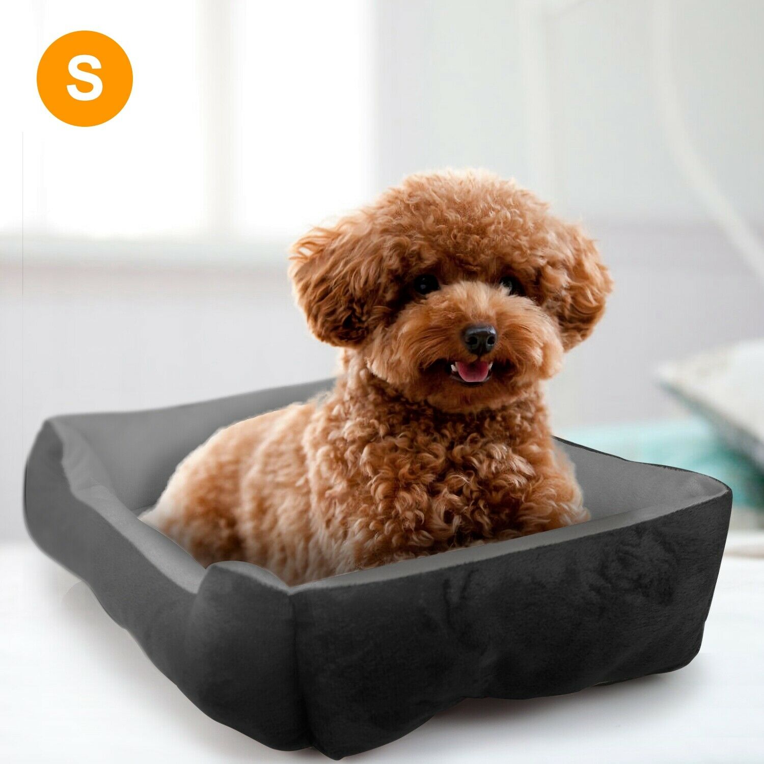 PETLAVISH™ Plush Dog/Cat Non-Slip Bed: S-XXL Cozy Fleece Cushion Mat Kennel w/ BONE Toy Pet Bed PETLAVISH™ Fashion 