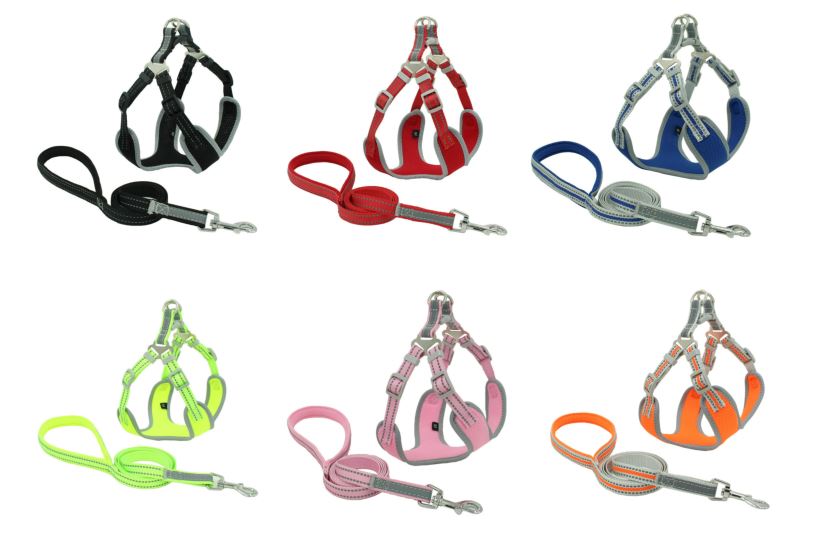 PETLAVISH™ Reflective No-Pull Dog Harness+Leash: Adjustable, Soft, Breathable Control Vest XS-Large Dog Harness PETLAVISH™ 