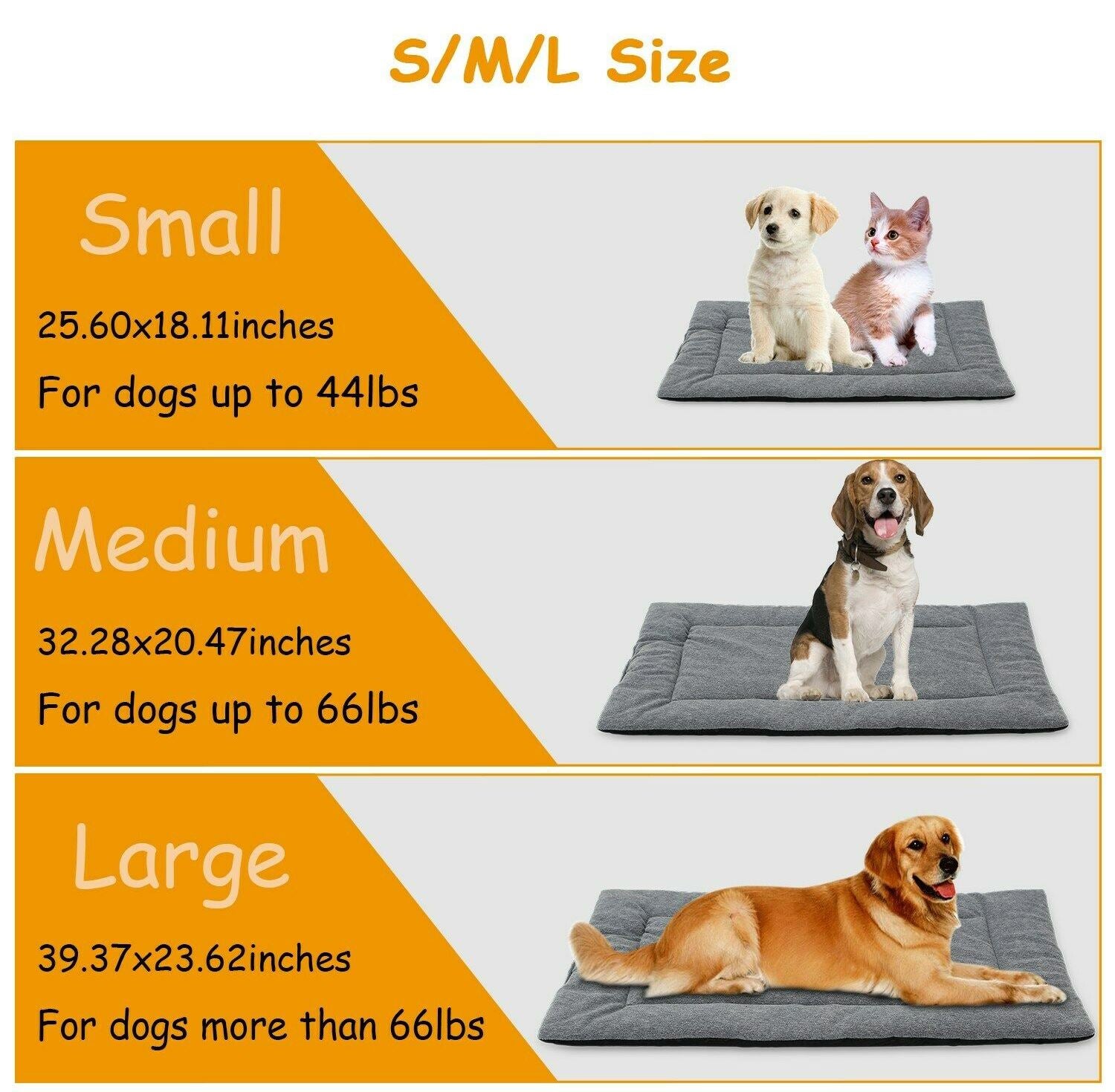 PETLAVISH™ Reversible Calming Mat Dog/Cat Bed - Breathable Cool + Warm Polar Fleece Pet Bed PETLAVISH™ Fashion 