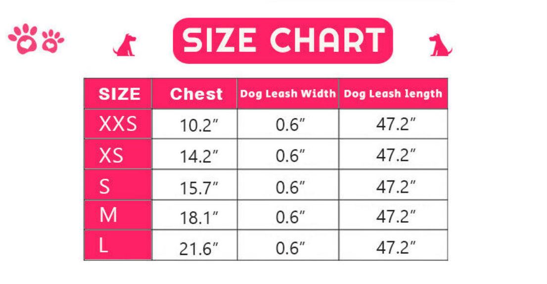 PETLAVISH™ Small Dog Adorable Harness + Leash: Breathable, Adjustable, Soft, Control Vest XXS-L Dog Harness PETLAVISH™ 