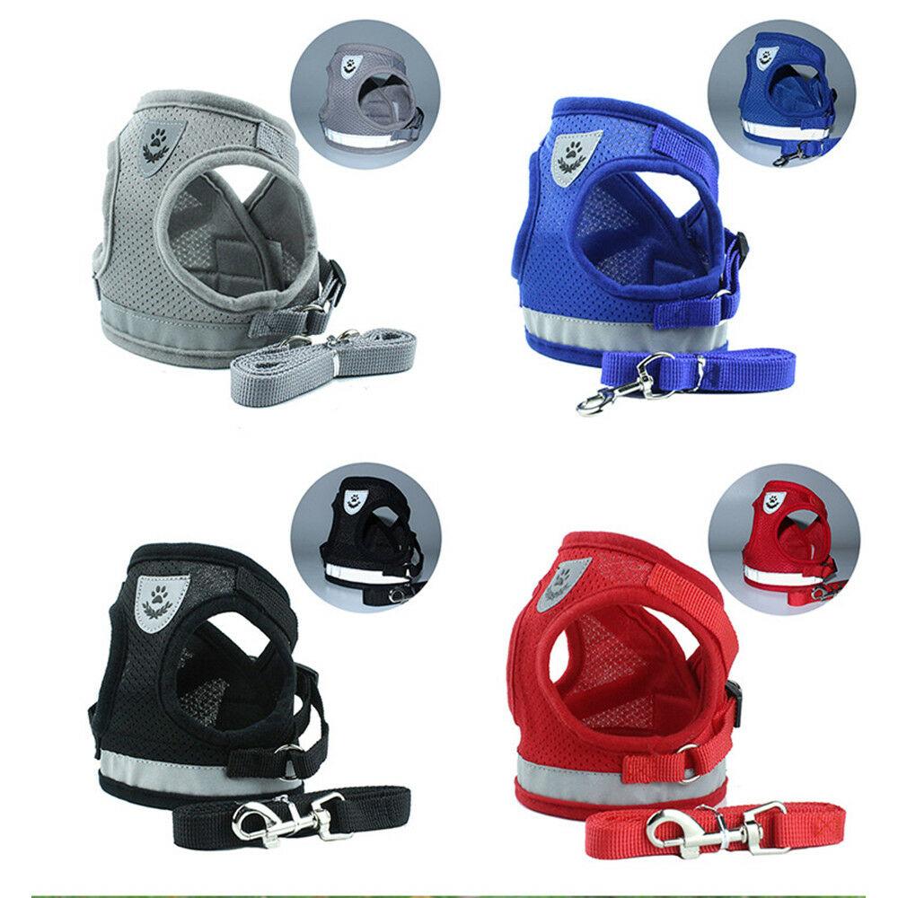 PETLAVISH™ Small Dog Adorable Harness + Leash: Breathable, Adjustable, Soft, Control Vest XXS-L Dog Harness PETLAVISH™ 