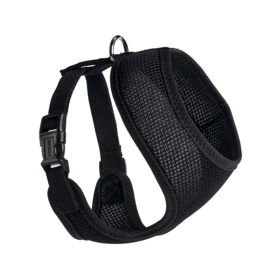 PETLAVISH™ Ultra-Comfy Dog Harness: Soft, Breathable, Adjustable Control Vest XS-XL Dog Harness PETLAVISH™ Black X-Small fits chests 11" to 13" 