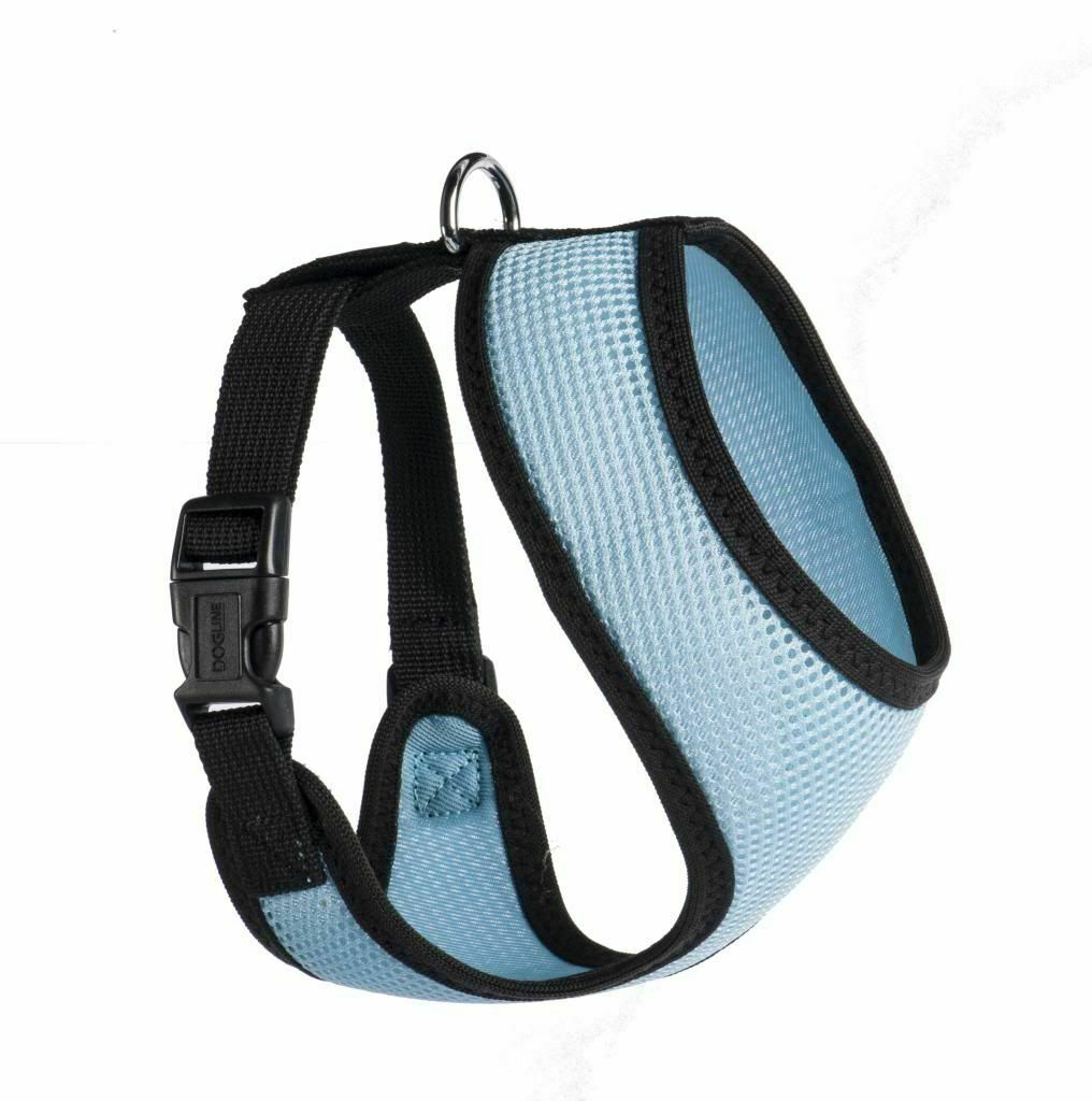 PETLAVISH™ Ultra-Comfy Dog Harness: Soft, Breathable, Adjustable Control Vest XS-XL Dog Harness PETLAVISH™ Cyan Blue X-Small fits chests 11&quot; to 13&quot; 
