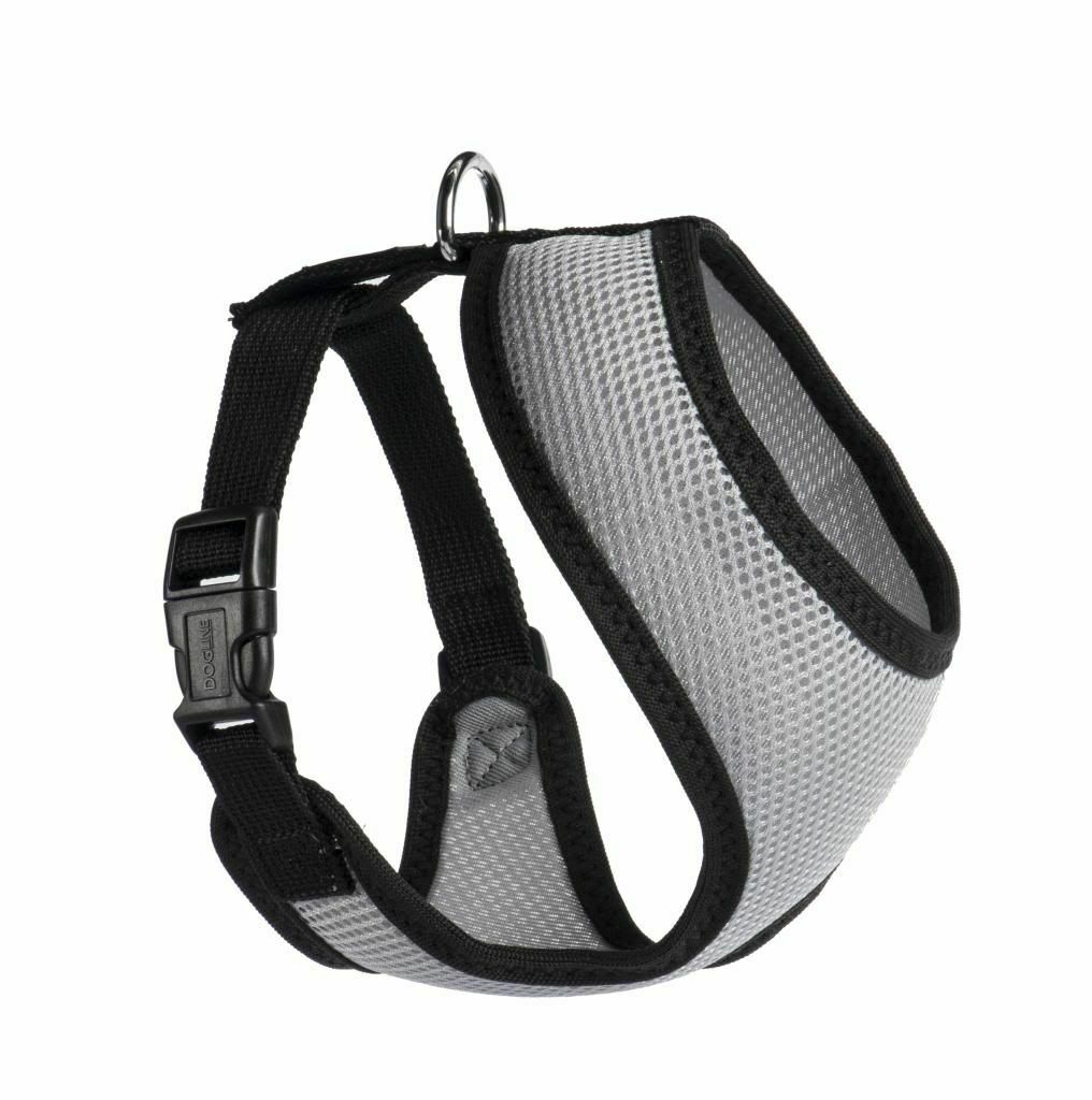PETLAVISH™ Ultra-Comfy Dog Harness: Soft, Breathable, Adjustable Control Vest XS-XL Dog Harness PETLAVISH™ Gray X-Small fits chests 11" to 13" 