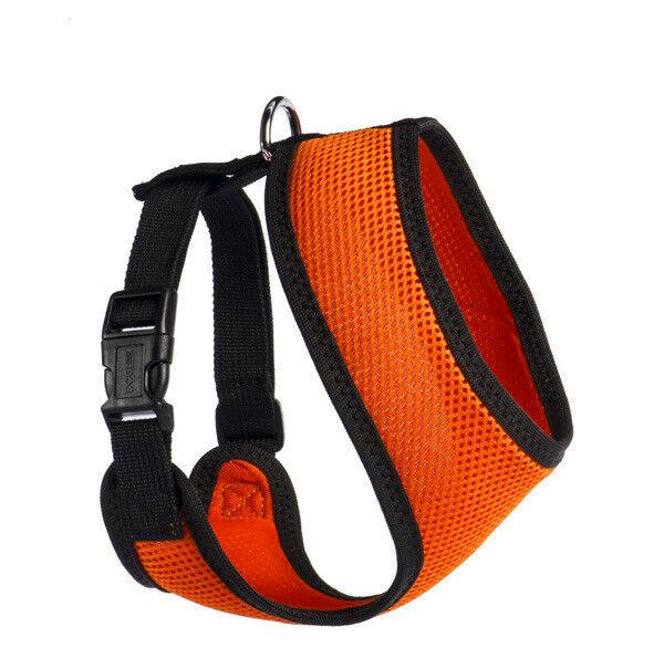 PETLAVISH™ Ultra-Comfy Dog Harness: Soft, Breathable, Adjustable Control Vest XS-XL Dog Harness PETLAVISH™ Neon Orange X-Small fits chests 11" to 13" 