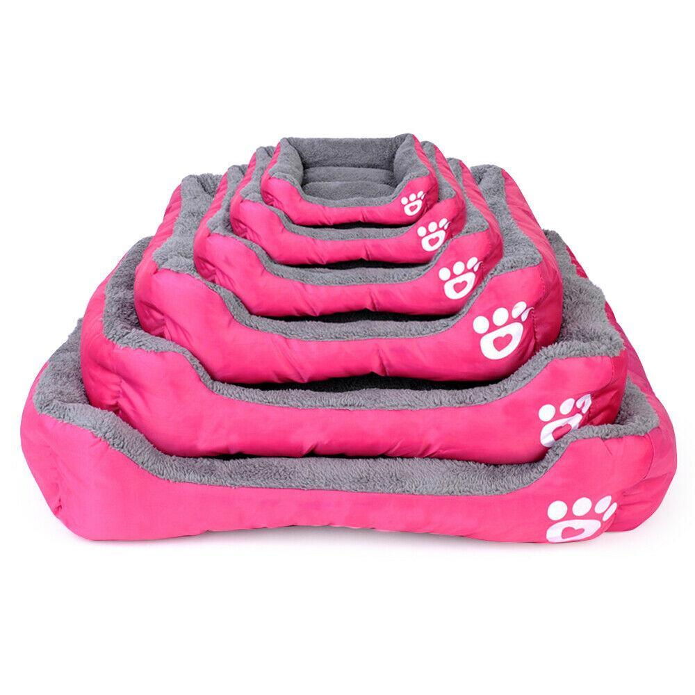PETLAVISH™ UltraComfy Dog/Cat Breathable Bed: S-XXXL Cozy Fleece Cushion Paw Mat Kennel Pet Bed PETLAVISH™ Fashion 