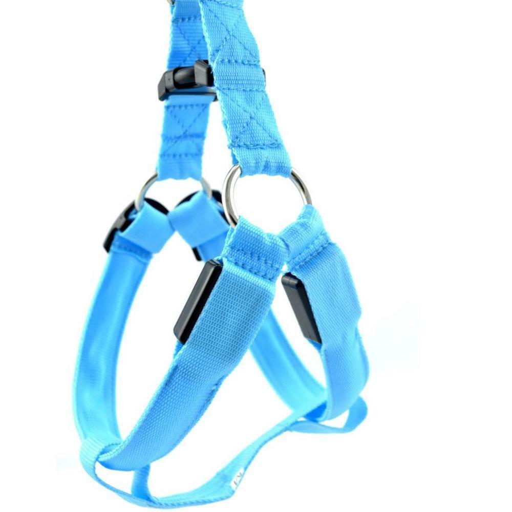PETLAVISH™ Small Dog LED Glow USB Dog Harness: Adjustable, Safe Control Vest S-XL Dog Harness PETLAVISH™ 