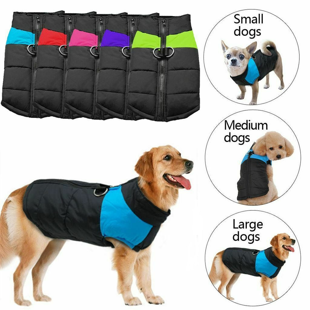 PETLAVISH™ Warm Dog Vest Jacket w/ Harness - Waterproof Fleece S-7XL Dog Vest Jacket PETLAVISH™ Fashion 