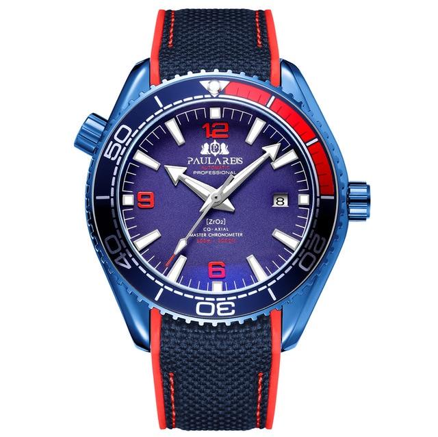 PLR™ Men's Classic Sport Watch Casual Watches PMax™ Blue Red 