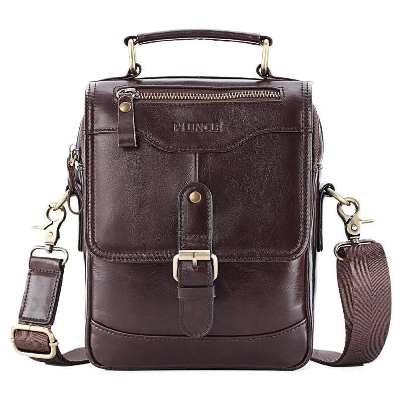 PLX™ Men&#39;s Leather Crossbody Messenger Satchel Shoulder Tablet Bag crossbody bag PLX™ Fashion 