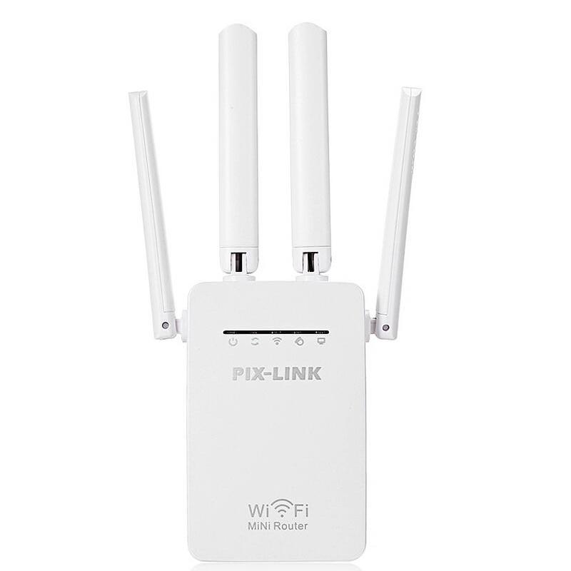 PLXTEND™ 1200Mbps FAST WiFi Range Extender Repeater Wireless Amplifier Signal Booster WiFi Extender PLXTEND™ White 