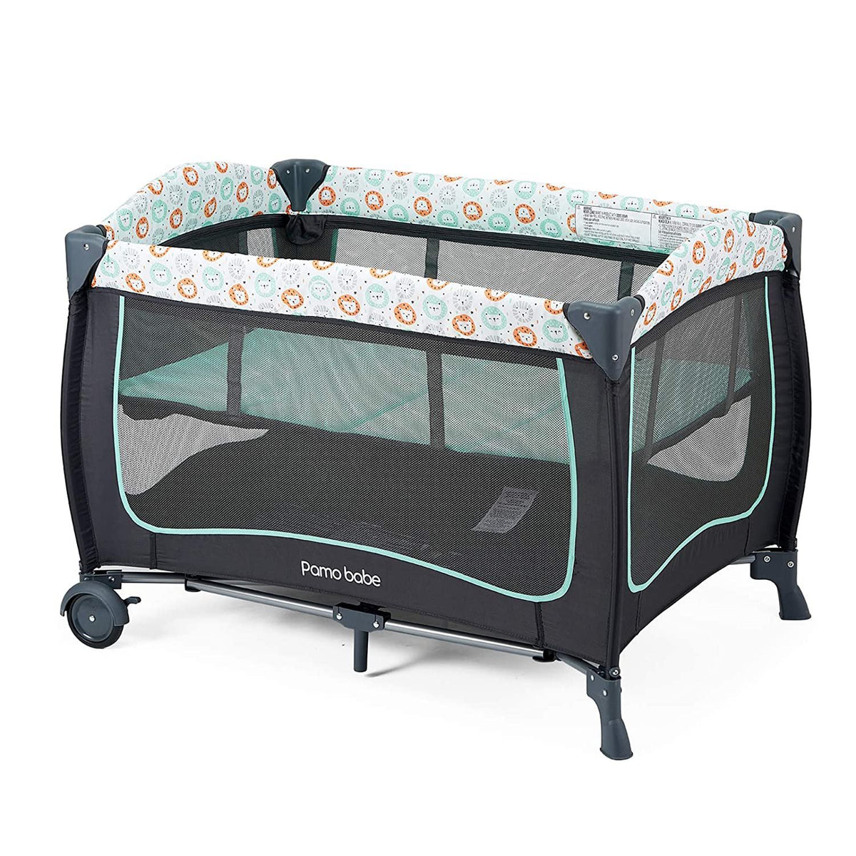 PMBabe™ 3-in-1 Play Yard &amp; Nursery Center: Portable Bassinet, Changing Table, Toy Bar Play Yards PMBabe™ 