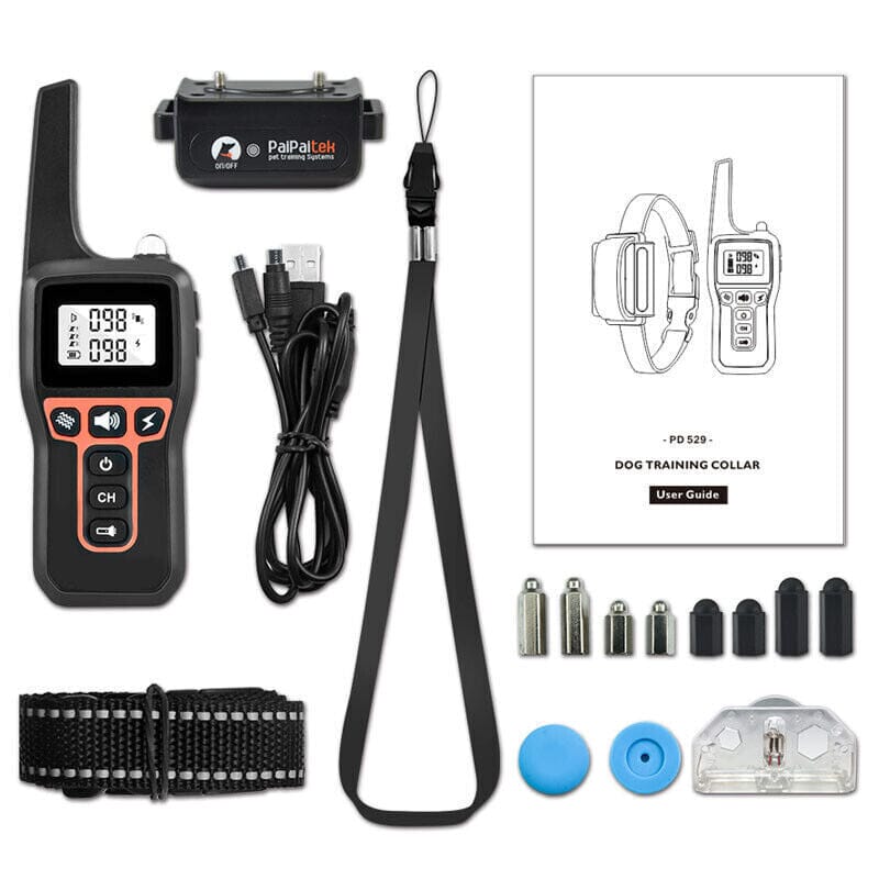 PPTekPro™ Remote Dog Shock Training Collar: 3280ft, Rechargeable, Waterproof LCD dog training collar PPTekPro™ 