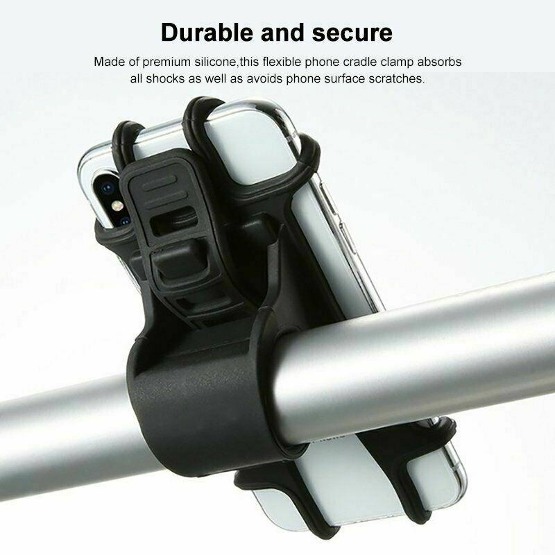 PROWheelX™ 360° Silicone Bike Cell Phone Holder | Motorcyle Cycling Handlebar Mount bike phone holder PROWheelX™ 