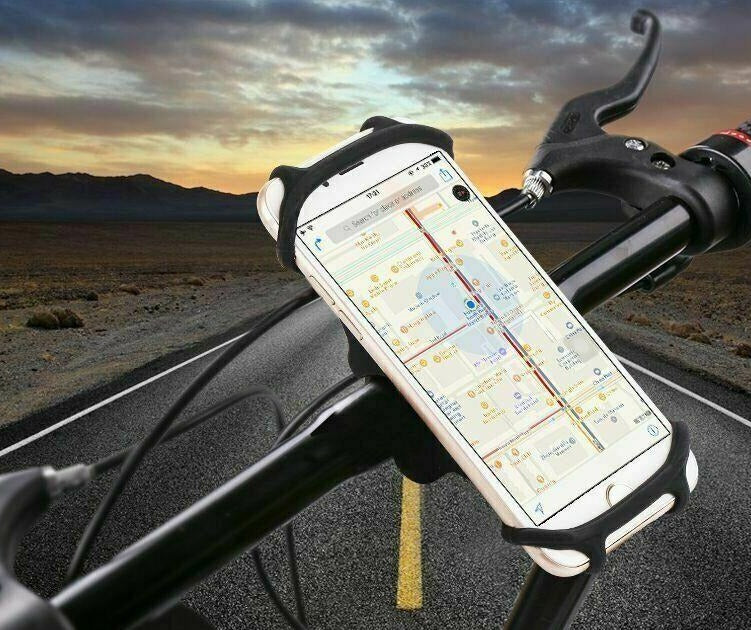 PROWheelX™ 360° Silicone Bike Cell Phone Holder | Motorcyle Cycling Handlebar Mount bike phone holder PROWheelX™ 
