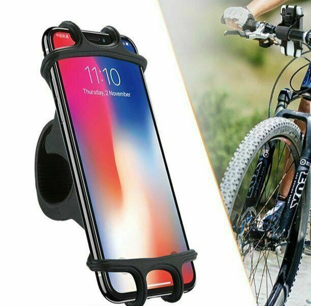 PROWheelX™ 360° Silicone Bike Cell Phone Holder | Motorcyle Cycling Handlebar Mount bike phone holder PROWheelX™ 