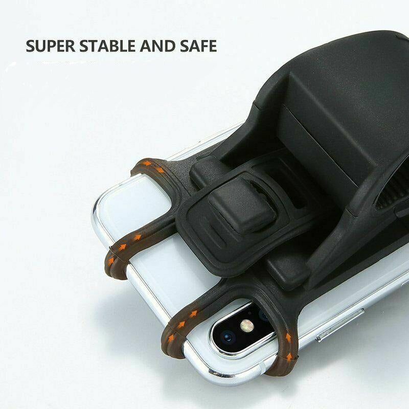 PROWheelX™ 360° Silicone Bike Cell Phone Holder | Motorcyle Cycling Handlebar Mount bike phone holder PROWheelX™ 