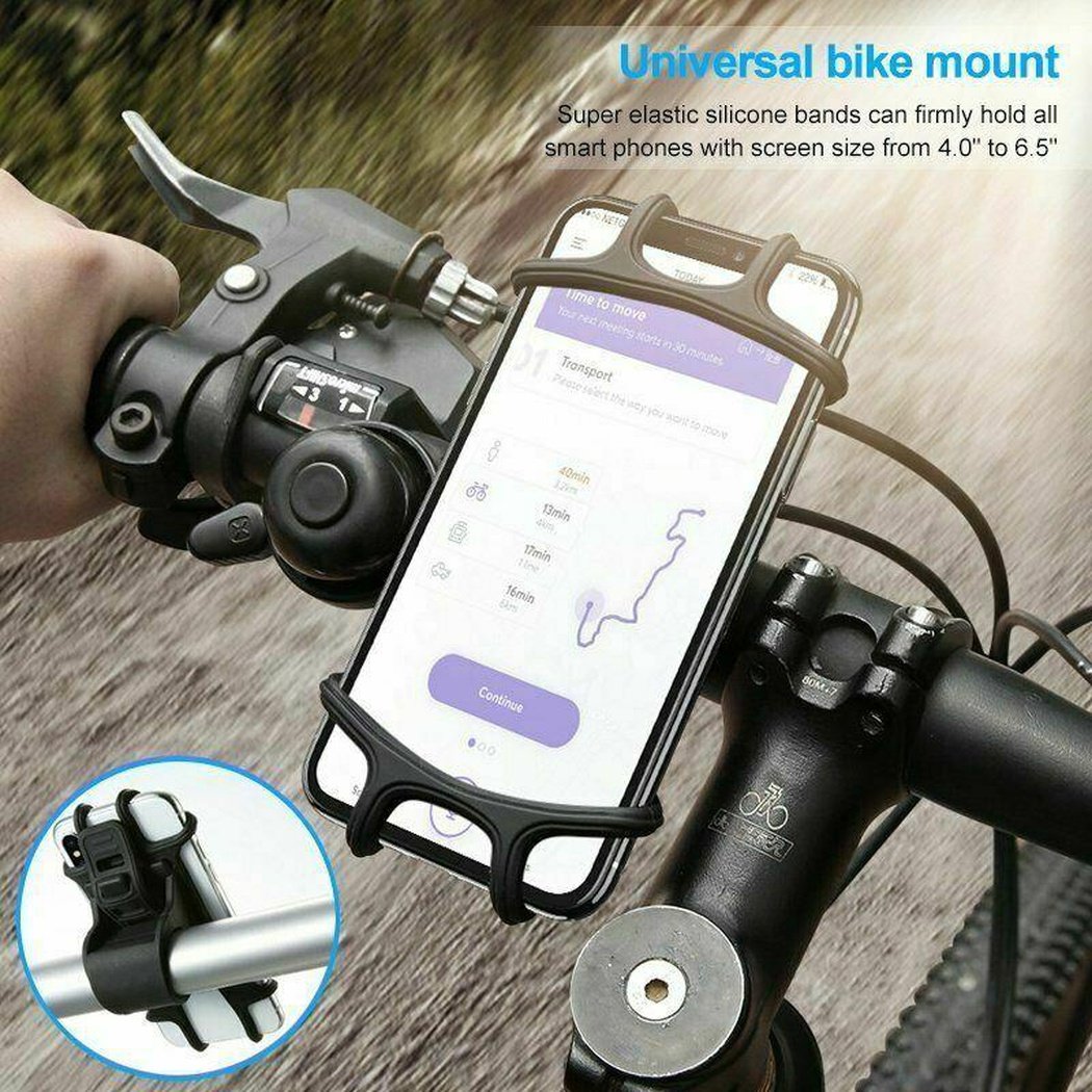 PROWheelX™ 360° Silicone Bike Cell Phone Holder | Motorcyle Cycling Handlebar Mount bike phone holder PROWheelX™ 