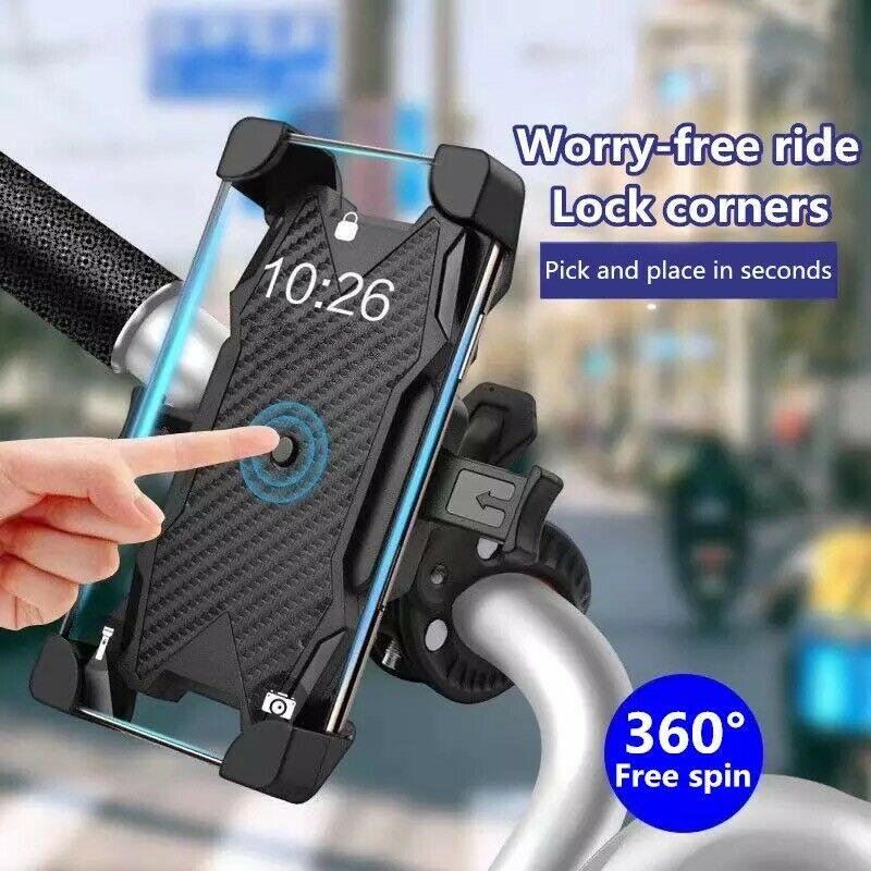 PROWheelX™ Shockproof Silicone Bike Cell Phone Holder | Motorcyle Cycling Handlebar Mount bike phone holder PROWheelX™ 