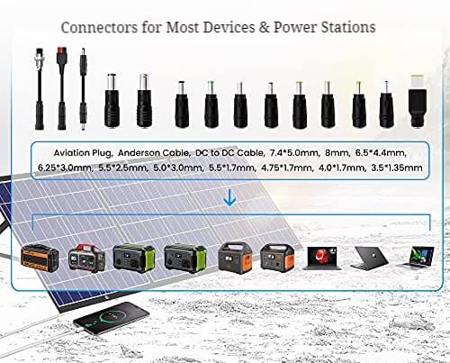 PWSolar™ 60W Folding Solar Panel Kit: Portable, USB/DC, Power Station Charger PWSolar™ 
