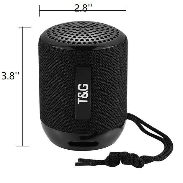 SMAXT&G™ Mini Portable Bluetooth Speaker LOUD Stereo Bass Waterproof USB/UTF/FM + Mic bluetooth speakers SMAXT&G™ Black 