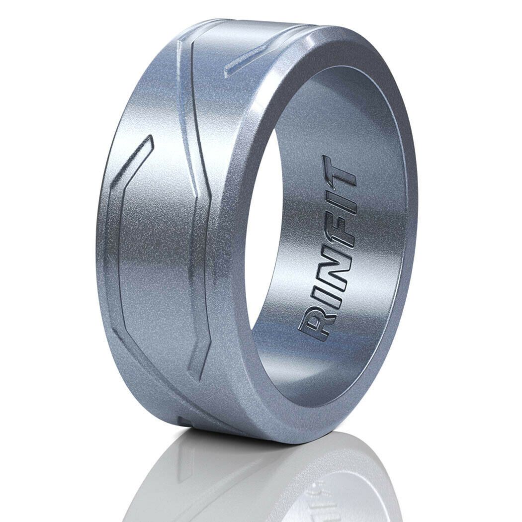 RFit™ Men&#39;s Premium Silicone Wedding Ring/Band (Sizes 7-13) men&#39;s ring RFit™ Fashion 