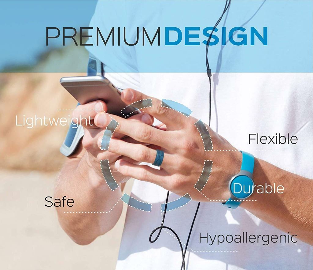 RFit™ Men&#39;s Premium Silicone Wedding Ring/Band (Sizes 7-13) men&#39;s ring RFit™ Fashion 