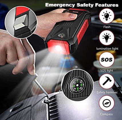 RLXPro™ Car Jump Starter: 12V/2000A, 28000mAh Power Bank, Booster, Charger Car Jump Starter RLXPro™ 