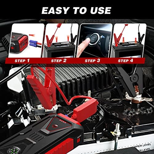 RLXPro™ Car Jump Starter: 12V/2000A, 28000mAh Power Bank, Booster, Charger Car Jump Starter RLXPro™ 