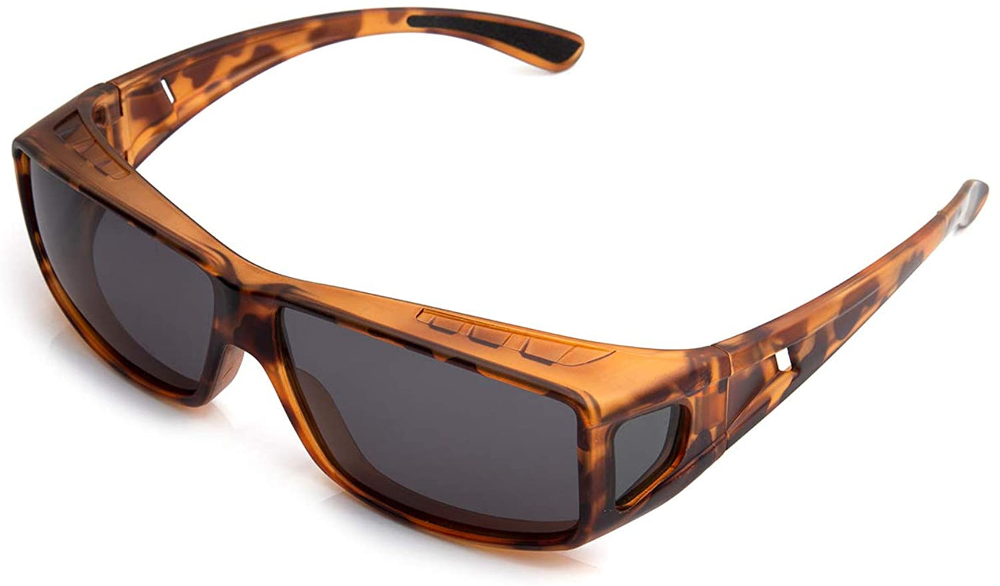 RRELITEX™ Fit Over Polarized Sunglasses | Men's UV400, TAC Lens, Air Flow Frame Sunglasses RRELITEX™ Brown 
