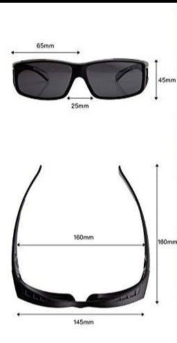 RRELITEX™ Fit Over Polarized Sunglasses | Men's UV400, TAC Lens, Air Flow Frame Sunglasses RRELITEX™ 