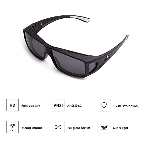 RRELITEX™ Fit Over Polarized Sunglasses | Men&#39;s UV400, TAC Lens, Air Flow Frame Sunglasses RRELITEX™ 