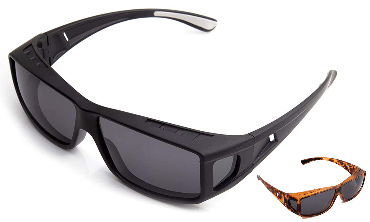 RRELITEX™ Fit Over Polarized Sunglasses | Men&#39;s UV400, TAC Lens, Air Flow Frame Sunglasses RRELITEX™ Black 