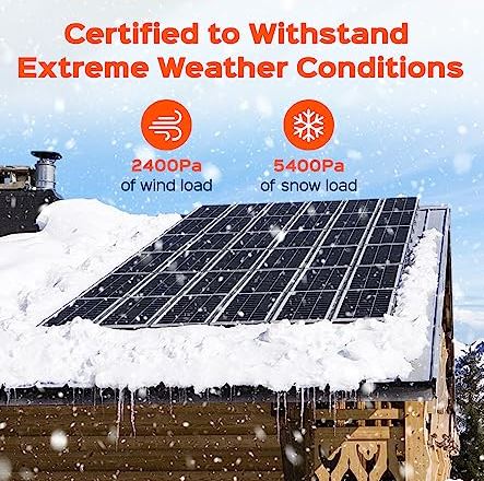 RSolarX™ Two 100W Solar Panels: 200W Total, 12V, High Efficiency Power, Off-Grid RSolarX™ 