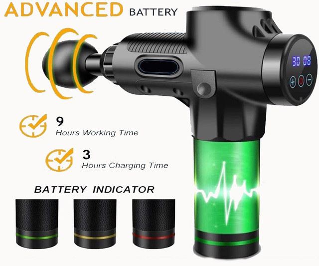 RVBXElite™ PRO 30 Speed Deep Tissue Massage Gun - 13 Heads - Handheld Rechargeable Percussion Massager massage gun RVBXElite™ 